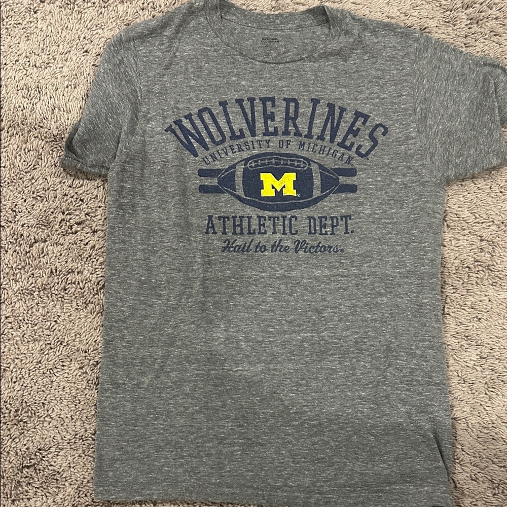 Wolverines Athletic Dept Gray T-Shirt